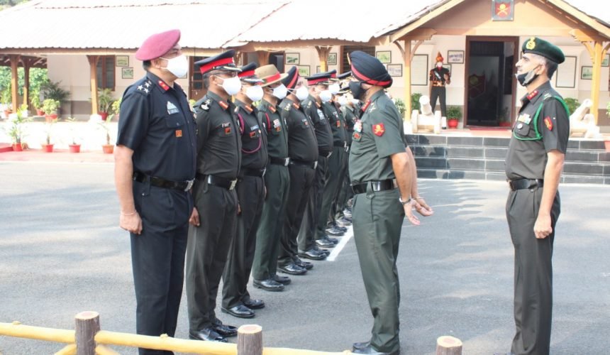 लेफ्टिनेंट जनरल एच एस काहलों, एसएम, जीओसी महाराष्ट्र गुजरात और गोवा क्षेत्र का नागपुर, कामठी दौरा   