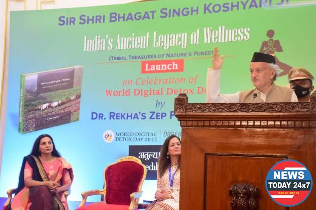 Governor released a book ‘ India’s Ancient Legacy of wellness- Tribal treasures of pure knowledge