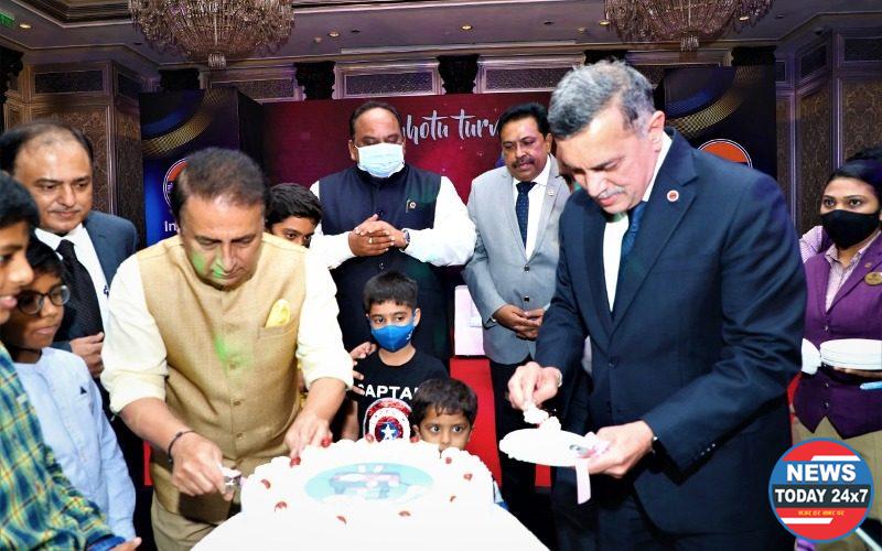 Padma Bhushan Sunil Gavaskar joins first anniversary celebrations of Chhotu Indane