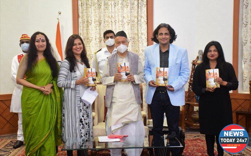 Governor releases Tuhin Sinha’s book ‘The Legend of Birsa Munda’