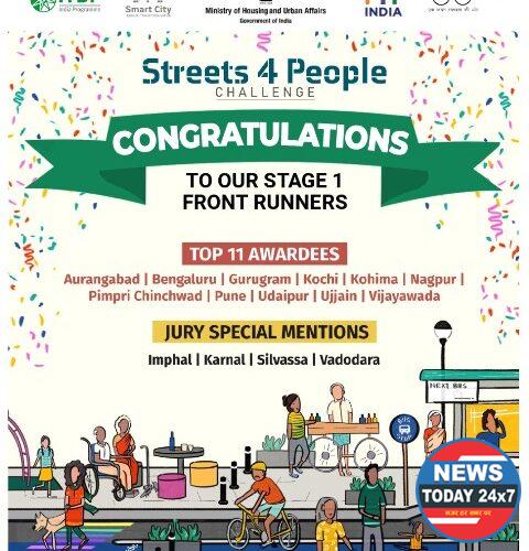 Nagpur won Street for People Challenge award