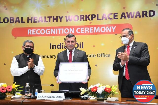 IndianOil bags the Global Healthy Workplace Award as the first Indian PSU