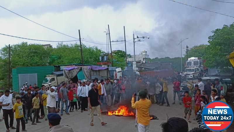 बकरी ईद च्या पाश्वरभूमीवर पोलिसांची दंगा नियंत्रण मॉक ड्रिल यशस्वी