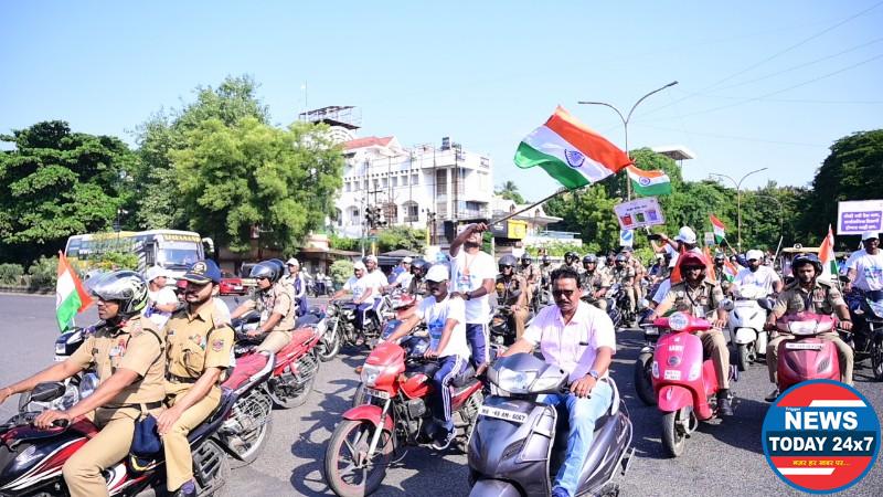 बाईक रॅलीच्या माध्यमातून ‘स्वच्छ भारत दिवसाचा’ जागर