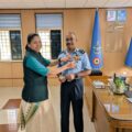 Armed Forces Flag was pinned to Air Mshl Vibhas Pande