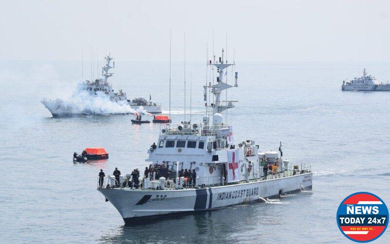 Indian Coast Guard Conducts Regional Search And Rescue (SAR) Exercise in Kakinada, Andhra Pradesh
