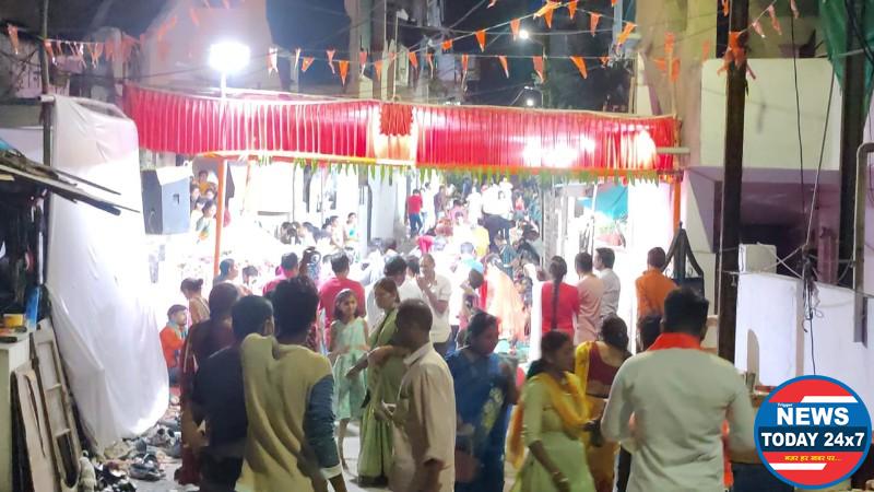 फूटाळा मंदीर में मनाई हनूमान जयंती 25 साल से चल रही आतराम परिवार द्वारा परंपरा