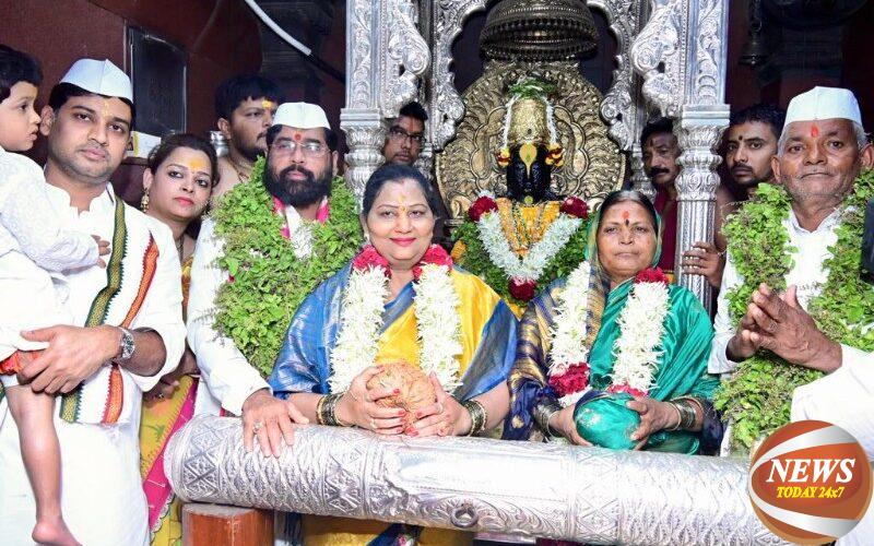 Lord Vitthal…Make every section of society happy and prosperous  – Chief Minister Eknath Shinde prays Lord Vithal