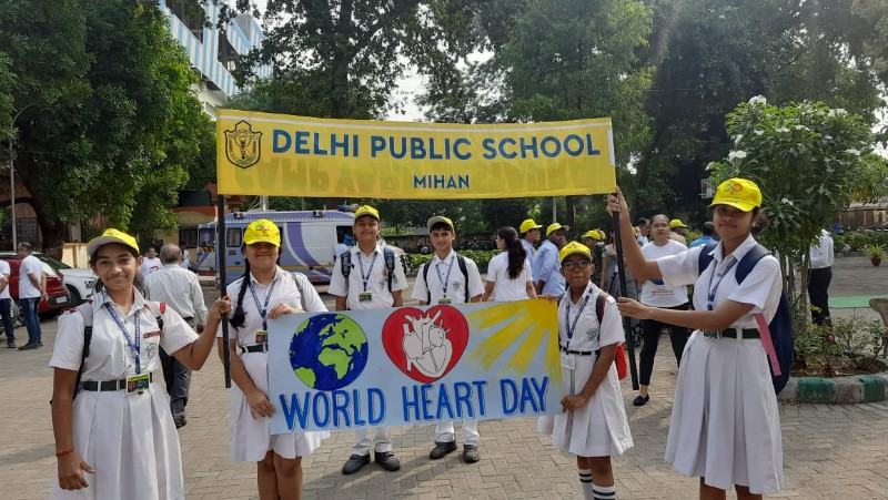 विश्व हृदय दिवस पर रैली