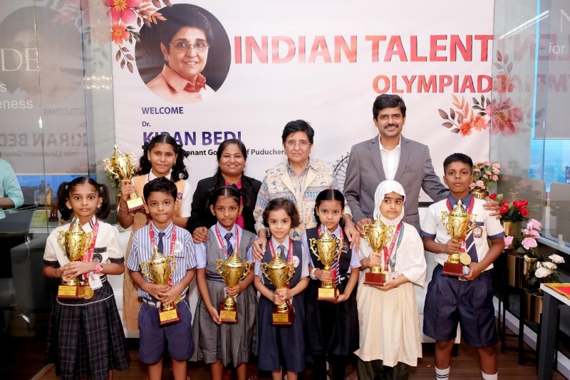 The opportunity of a lifetime: Students felicitated by Dr. Kiran Bedi