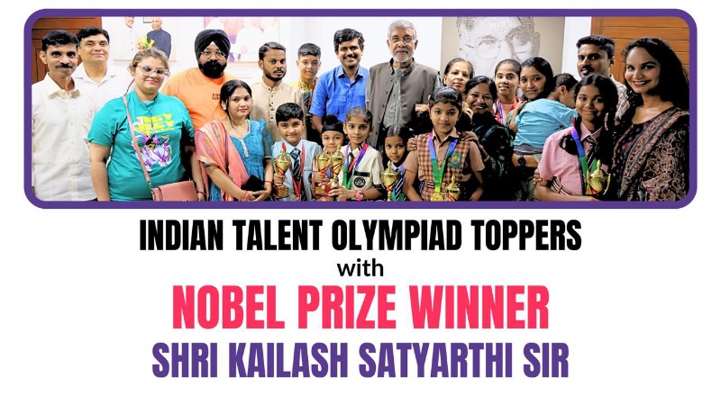 Awarding the leaders of tomorrow: Nobel Laureate Kailash Satyarthi awarding the national toppers